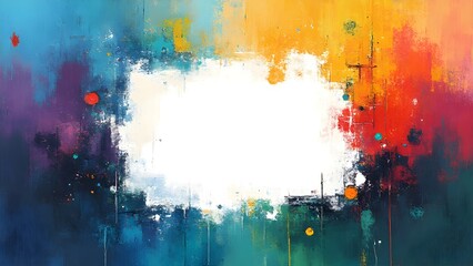 Abstract art of gorgeous colors