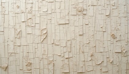 Fototapeta premium Cream-toned Birch Wood Texture Stylized Grain Pattern Design for Backgrounds