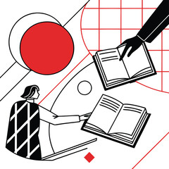 Book Exchange in Digital Study Space

