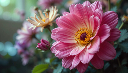 Fototapeta premium Pink flower