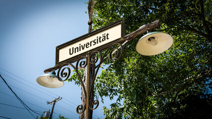Signposts the direct way to University