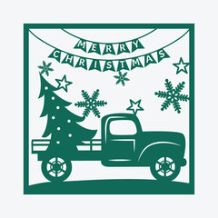 Christmas Card Papercut