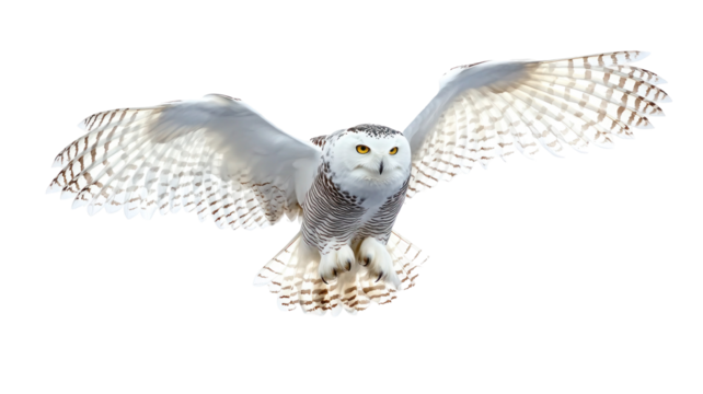 owl in flight 