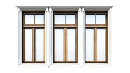 window frame isolate on transparent 