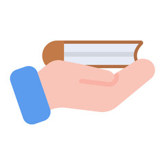 Colorful Flat Courtroom Oath Icon