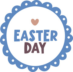 Easter Day Round Frame