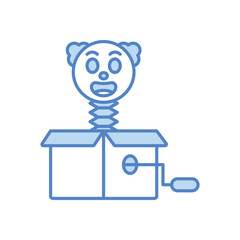 Clown Toy Vector icon