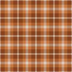 Warm, earthy tones create a seamless plaid pattern, perfect for textile design, website backgrounds, or autumnal projects.