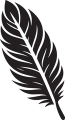 Obraz premium feather vector illustration