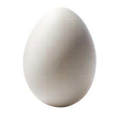 White egg isolated on transparent background, Png