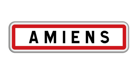 Panneau de Amiens, Somme, Hauts-de-France