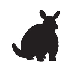 Aardvark Silhouette Vector - Simple and Elegant Nocturnal Predator Illustration for Safari and Conservation-Themed Projects - Aardvark Vector - Aardvark Icon - Aardvark Illustration

