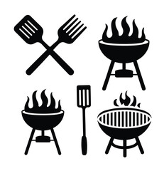 vector illustration of a barbecue grill