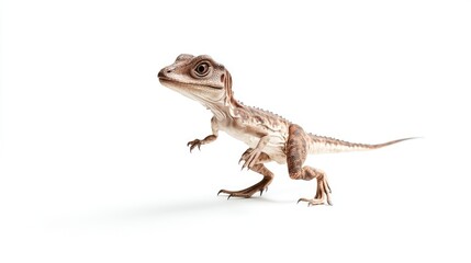 Naklejka premium A Velociraptor Isolated on White Background