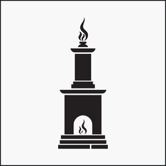 Chimney  silhouette vector