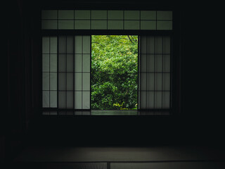 Traditional Japanese garden art