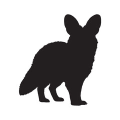 Aardwolf Silhouette Vector - Bold and Professional African Predator Symbol for Digital and Print Marketing - Aardwolf Vector - Aardwolf Icon - Aardwolf Illustration


