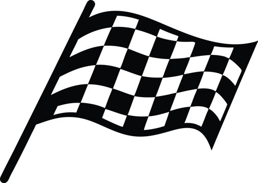 recommend clip art: checkered Racing flag, finish line flag silhouette vector