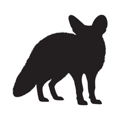 Aardwolf Silhouette Vector - High-Resolution and Professional Nocturnal Mammal Graphic for Digital and Print Branding - Aardwolf Vector - Aardwolf Icon - Aardwolf Illustration

