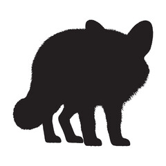 Aardwolf Silhouette Vector - Professional and Unique Hyena Family Wildlife Symbol for Environmental and Adventure-Themed Logos - Aardwolf Vector - Aardwolf Icon - Aardwolf Illustration

