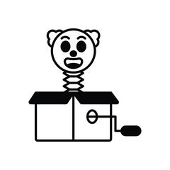 Clown Toy Vector icon