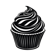 cupcake vector illustration