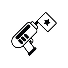 Gun Joke Vector icon