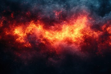 Fototapeta premium Fiery lava red to ash grey grainy gradient background, intense and dramatic for high-energy sports and fitness brands