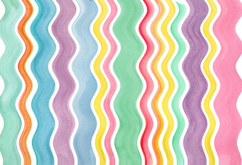  Hand painted watercolor pattern, colorful abstract design