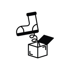 Shoe Prank Vector icon