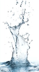 Water Splash Photography Fresh Refreshment Concept Clean Fluid Motion
