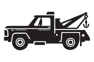 Naklejka premium Reliable Tow Truck Services Assistance for Vehicle Recovery Transportation Solutions