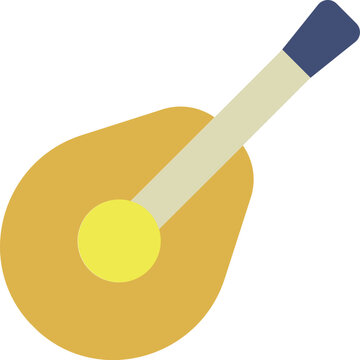 Arabic Guitar Flat Icon