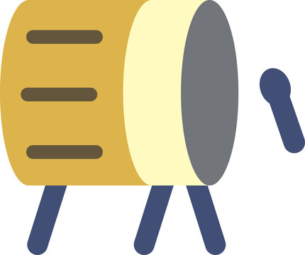 Islamic Drum Flat Icon
