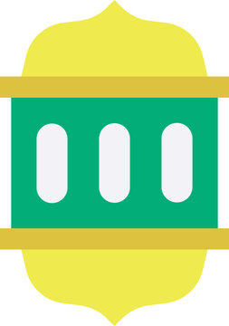 Islamic Lantern Flat Icon
