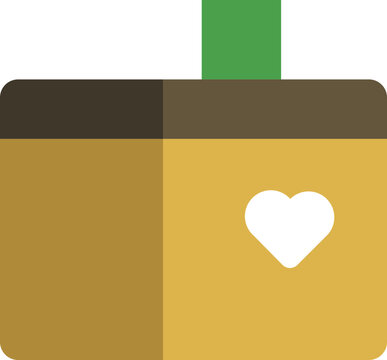 Charity Box Flat Icon