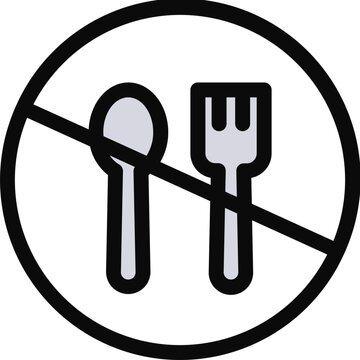Fasting Filled Line Icon
