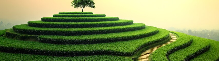 Treetop Rice Terraces.