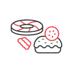 sandwich with cheese and tomato