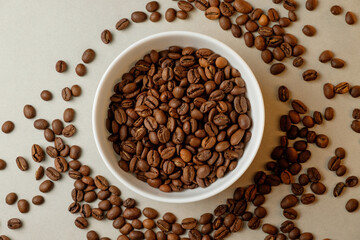 Discovering the rich aroma of roasted coffee beans in a cozy setting