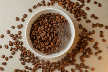 Freshly roasted coffee beans ready for an aromatic brewing experience