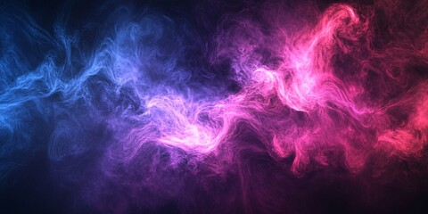 Ultra-Fast Light Pulses in Shades of Pink and Violet Illuminate Dark Background