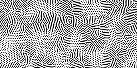 Sewing fabric with Abstract pattern background of organic halftone ...