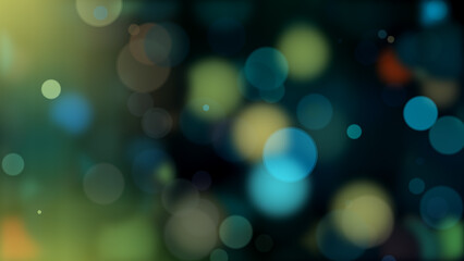 Naklejka premium 4K colorful blurred background with bokeh lights. 