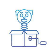 Clown Toy Vector icon