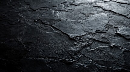 Textured Dark Surface with Subtle Patterns and Shadows