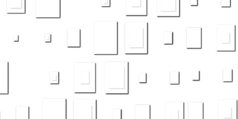 3D White geometric abstract background overlap layer on bright space with rounded rhomb effect decoration. Vector abstract graphic design Banner Pattern background web template.