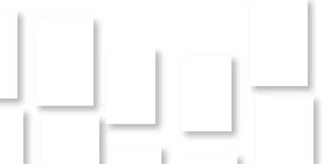 3D White geometric abstract background overlap layer on bright space with rounded rhomb effect decoration. Vector abstract graphic design Banner Pattern background web template.