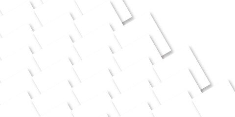 3D White geometric abstract background overlap layer on bright space with rounded rhomb effect decoration. Vector abstract graphic design Banner Pattern background web template.