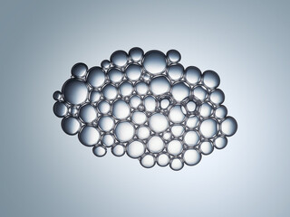 Cells division process, Cell divides into two cells	